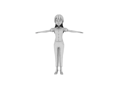 YoungWorkersA 3D Model