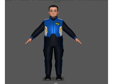 Cartoon boy 3D मॉडल