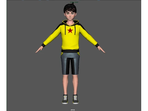 Cartoon boy 3D Model