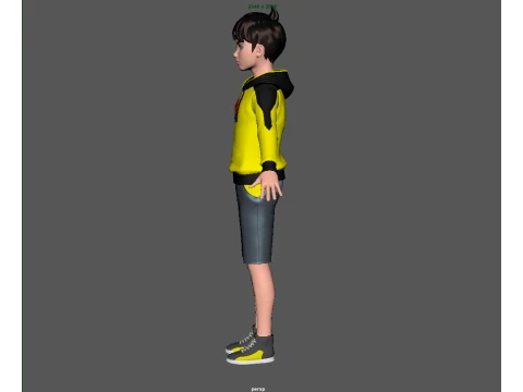 Cartoon boy 3D Model