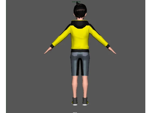 Cartoon boy 3D Model