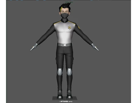 Cartoon boy Modèle 3D