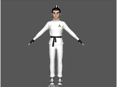 Cartoon boy Model 3D