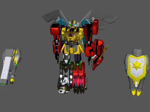 Mech Armor 3D Model