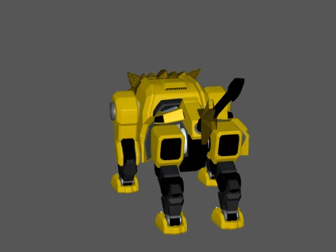Mech Armor 3D Model