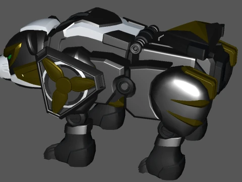 Mech Armor 3D Model