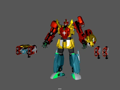 Mech Armor 3D Model
