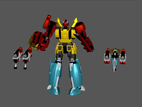 Mech Armor 3D Model