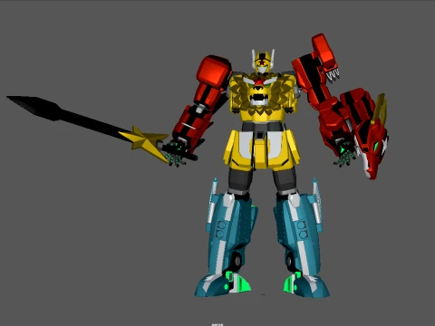 Mech Armor 3D Model