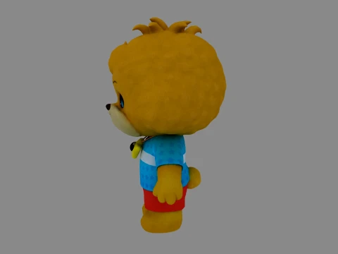 Cartoon dog 3D Model