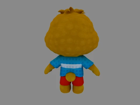 Cartoon dog 3D Model