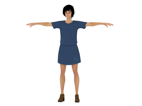 Cartoon boy 3D Model