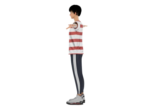 Cartoon boy 3D Model