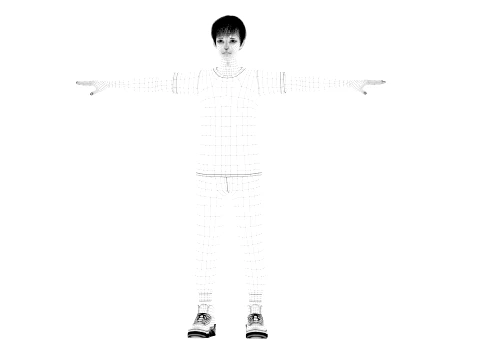 Cartoon boy 3D Model