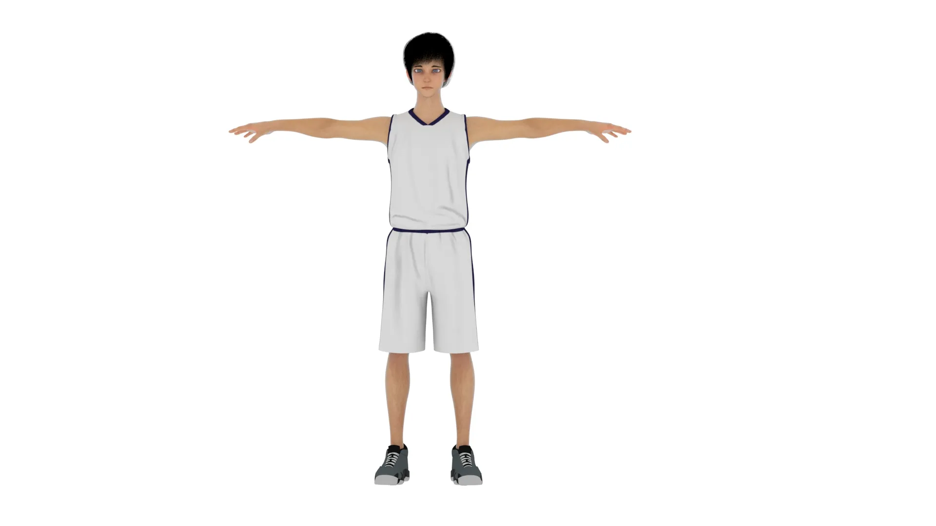 Cartoon boy 3D Model .c4d .max .obj .3ds .fbx .stl .blend 