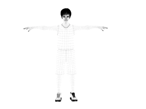 Cartoon boy 3D Model
