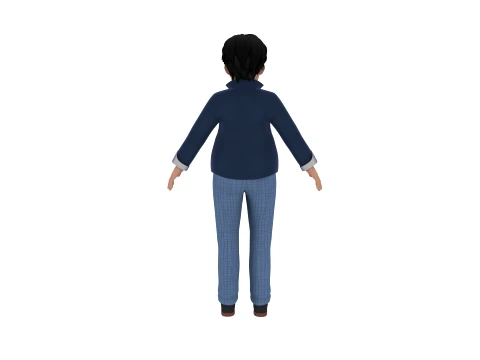Cartoon Man 3D Model