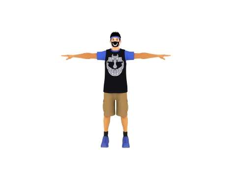 Athlete 3D Model