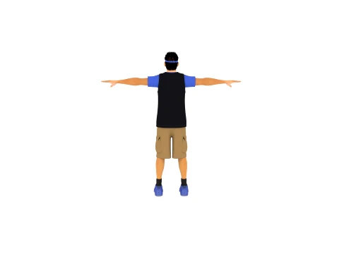 Athlete 3D Model