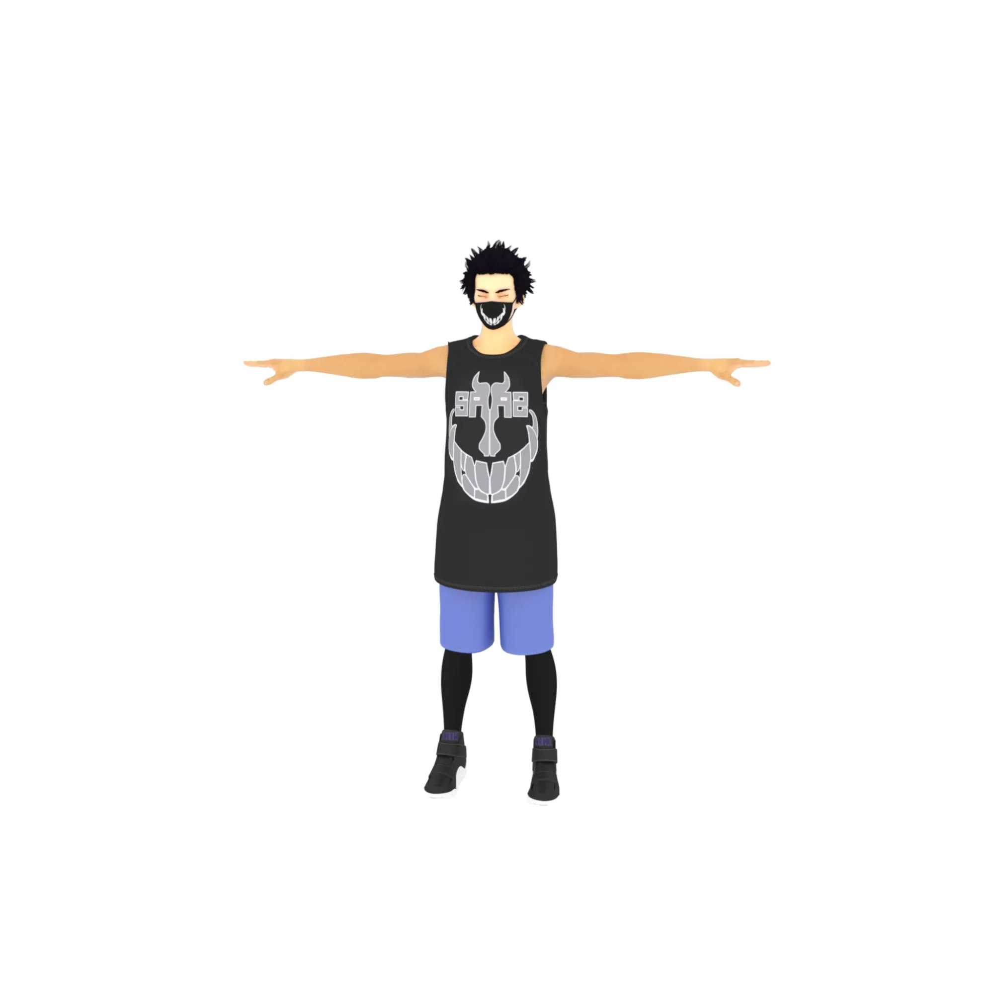 Athlete 3D Model .c4d .max .obj .3ds .fbx .stl .blend 