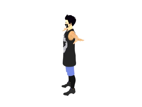 Athlete 3D Model
