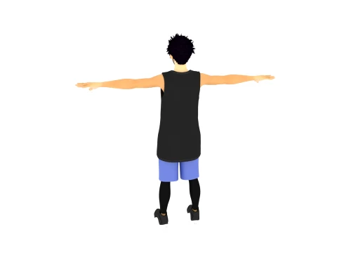 Athlete 3D Model