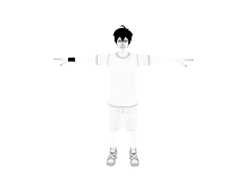 Young people 3D Model