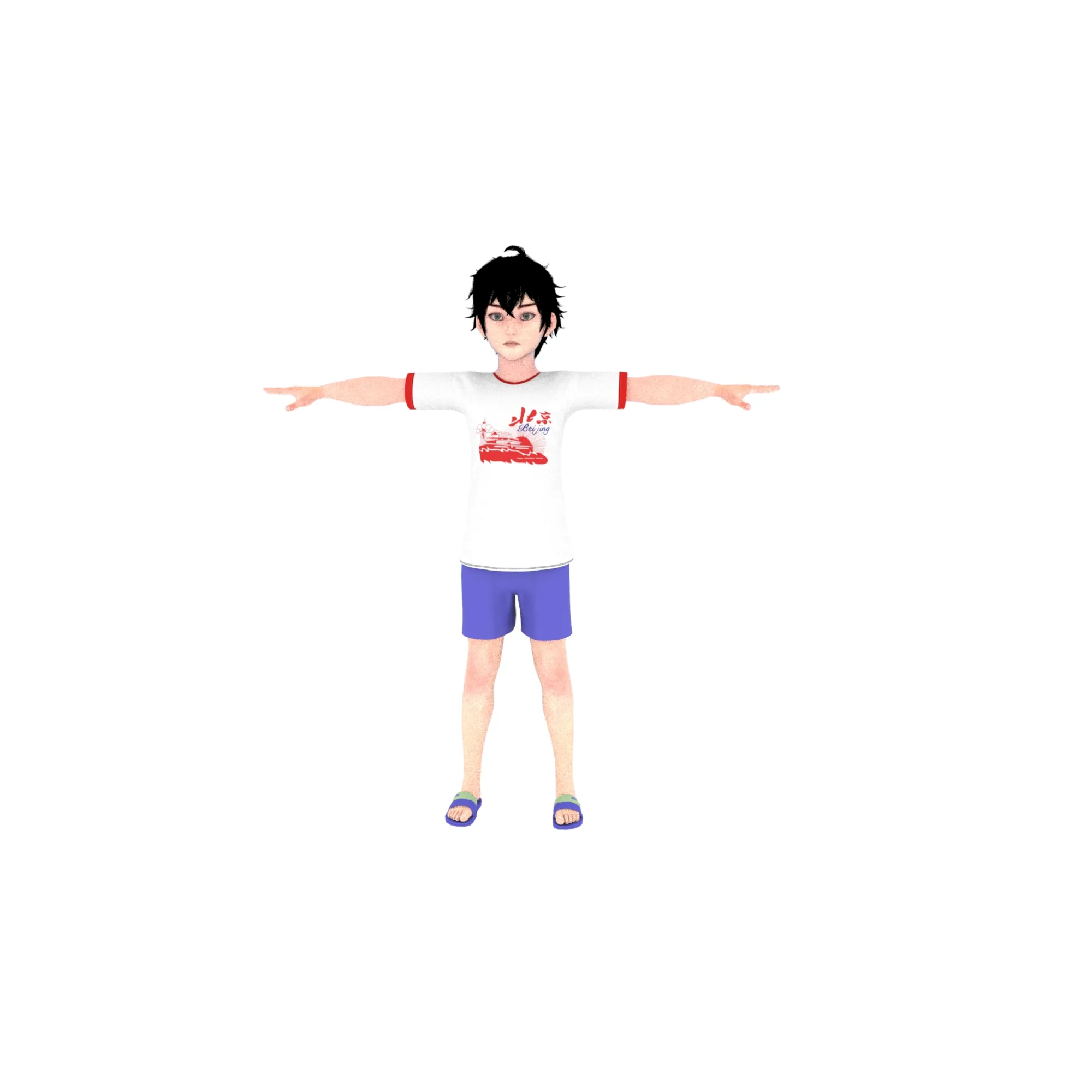 Young people 3D Model .c4d .max .obj .3ds .fbx .stl .blend 