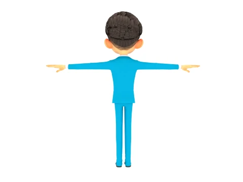 Cartoon man 3D Model