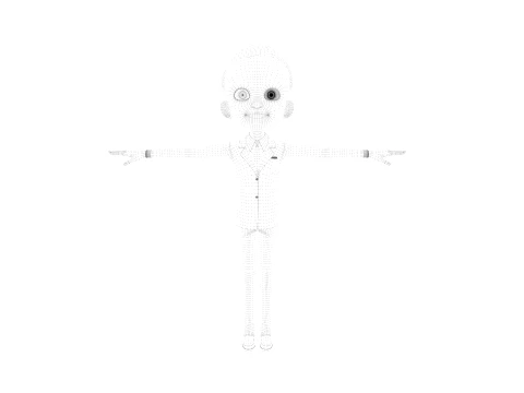 Cartoon man 3D Model
