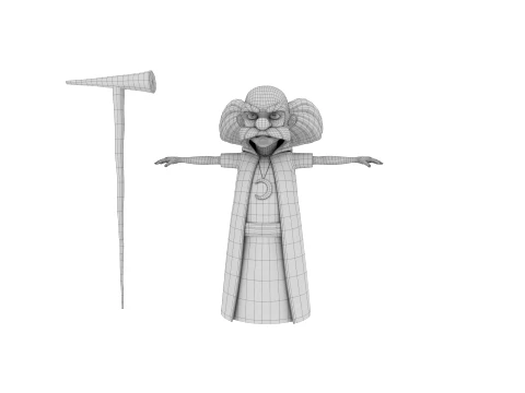 Mage 3D Model