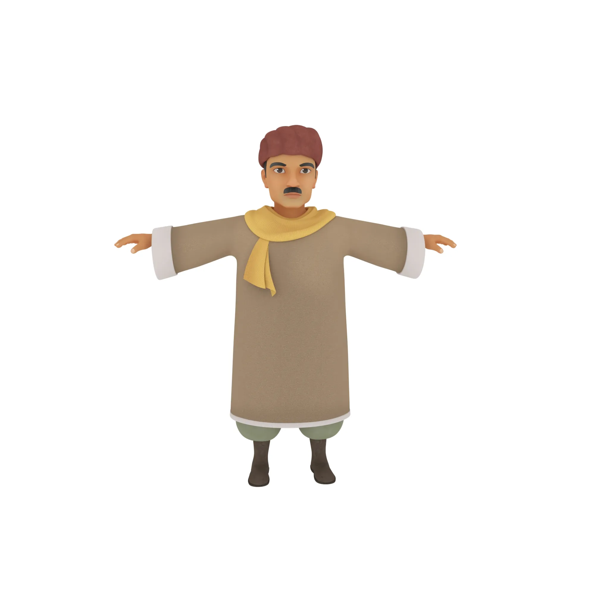 Trader 3D Model .c4d .max .obj .3ds .fbx .stl .blend 