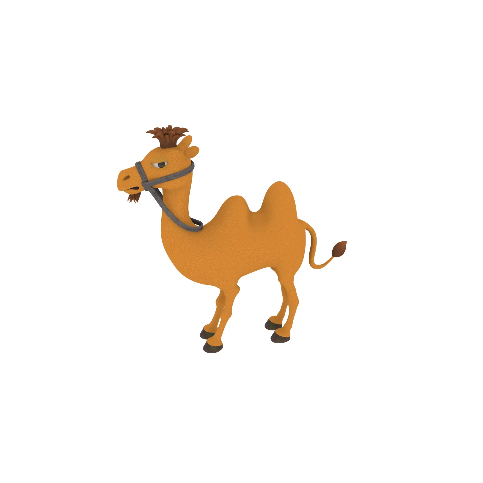 Camel 3D Model .c4d .max .obj .3ds .fbx .stl .blend 