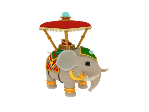 Elephant 3D Model