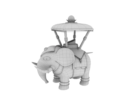 Elephant 3D Model