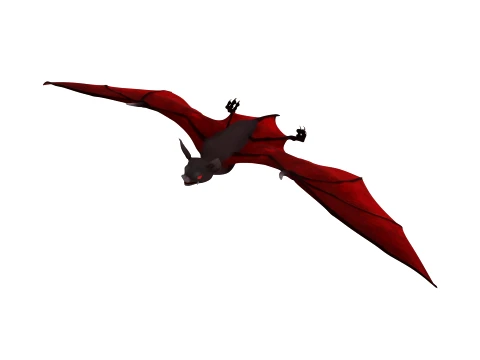 Bats 3D Model