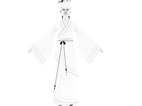Ancient women 3D Model