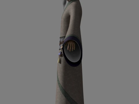Ancient doctor 3D Model