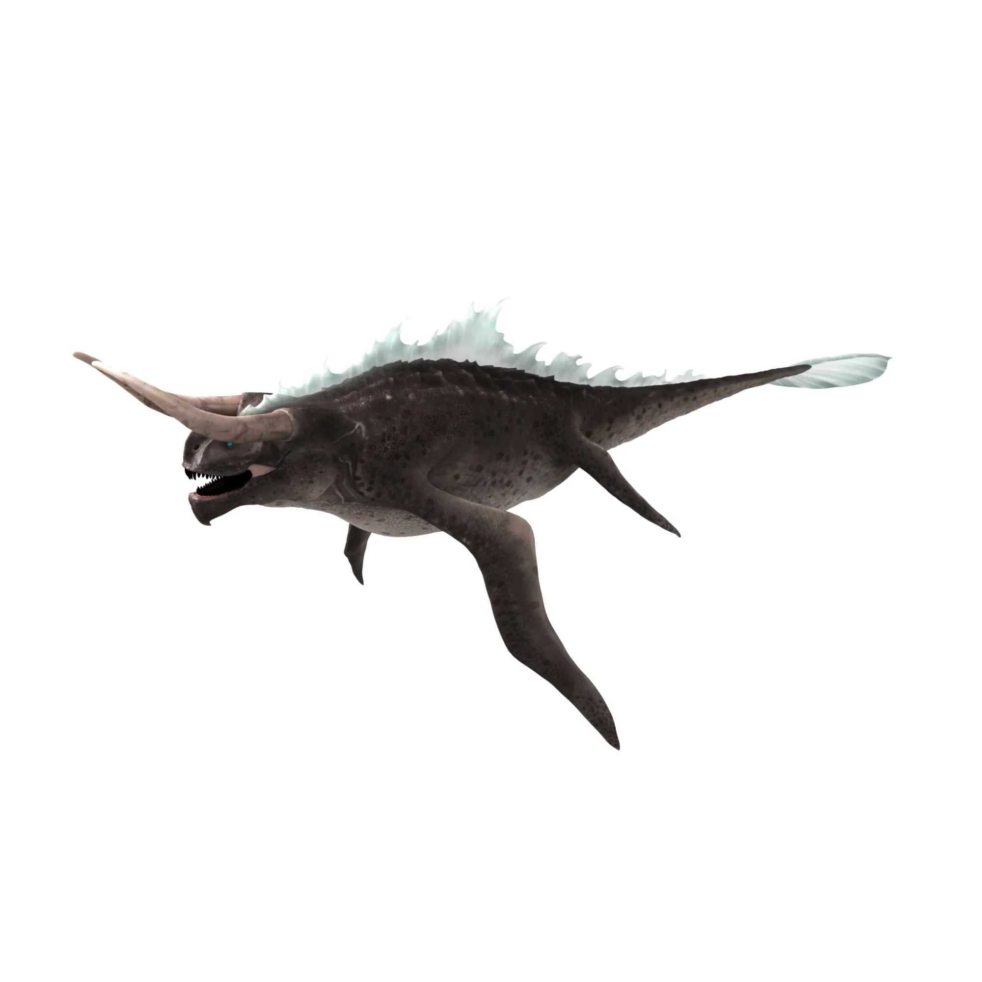 Sea monster 3D Model .c4d .max .obj .3ds .fbx .stl .blend 