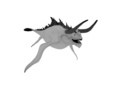 Sea monster 3D Model