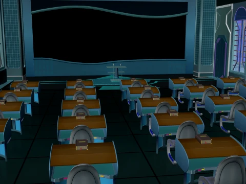Classroom 3D Model