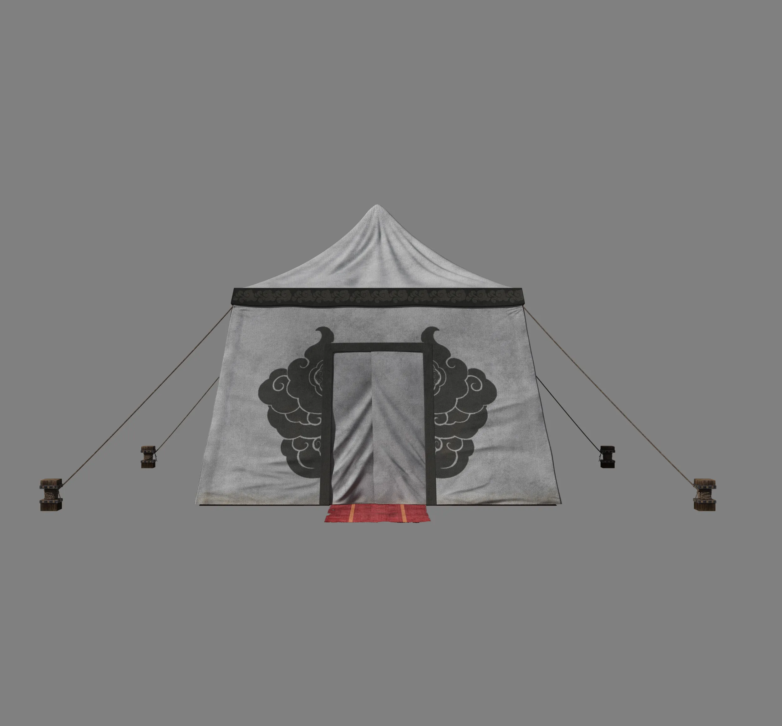 Tent 3D Model .c4d .max .obj .3ds .fbx .stl .blend 