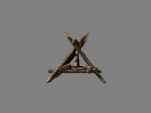 Cheval de frise 3D Model