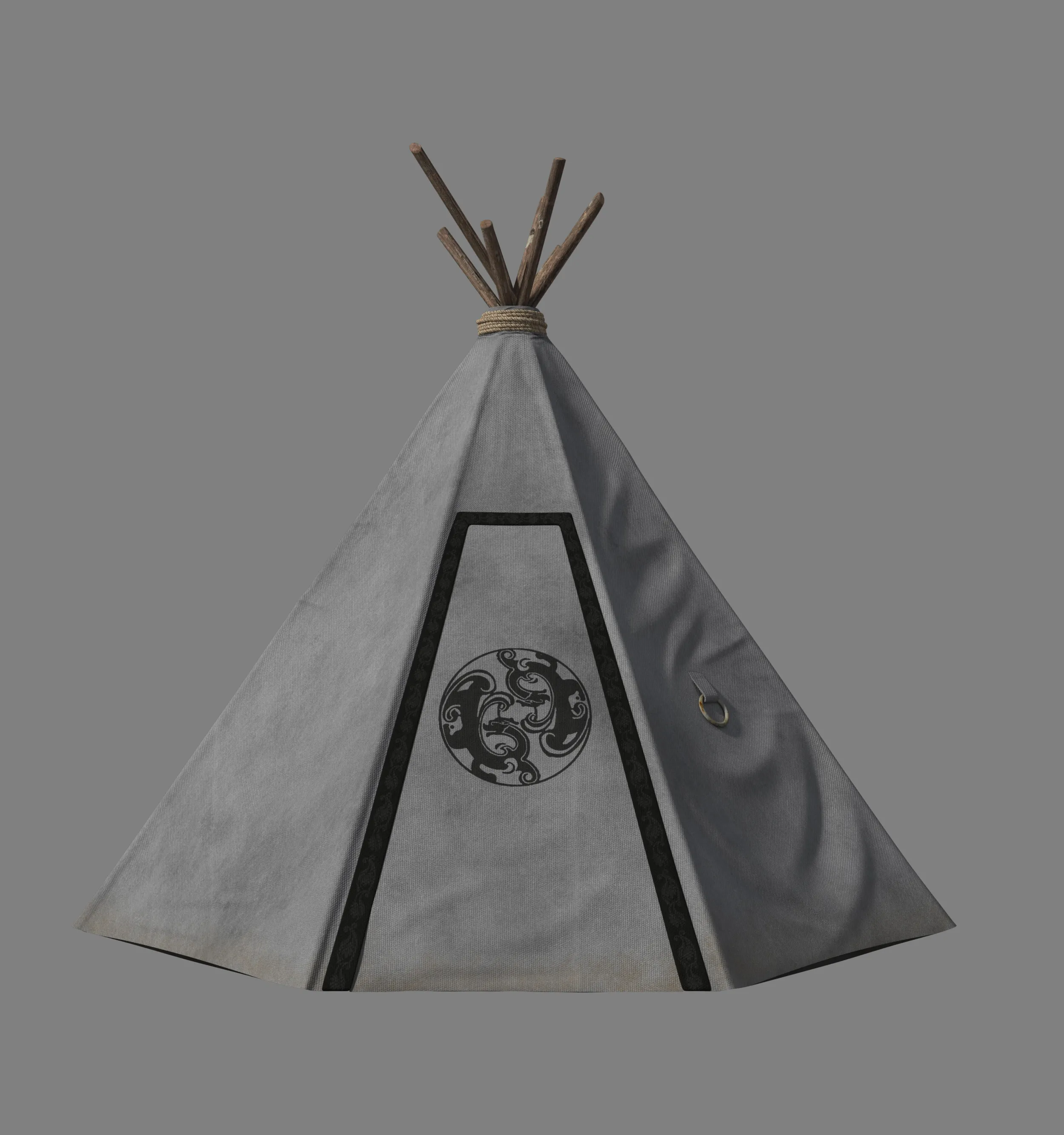 Tent 3D Model .c4d .max .obj .3ds .fbx .stl .blend 