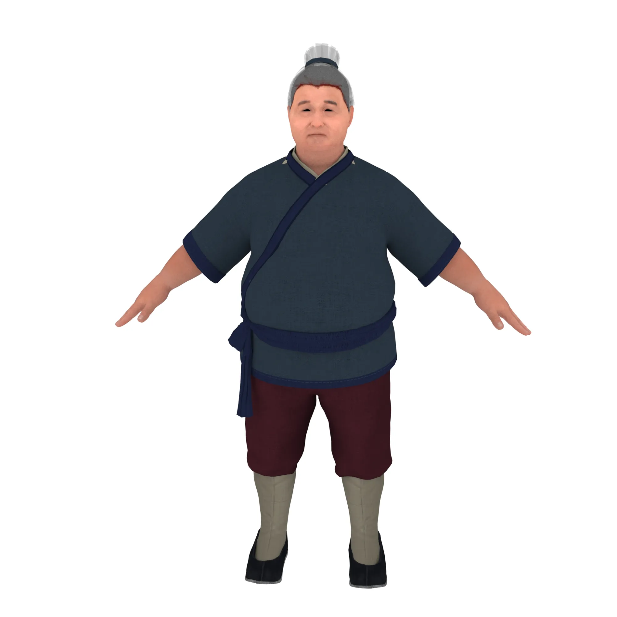Ancient men 3D Model .c4d .max .obj .3ds .fbx .stl .blend 