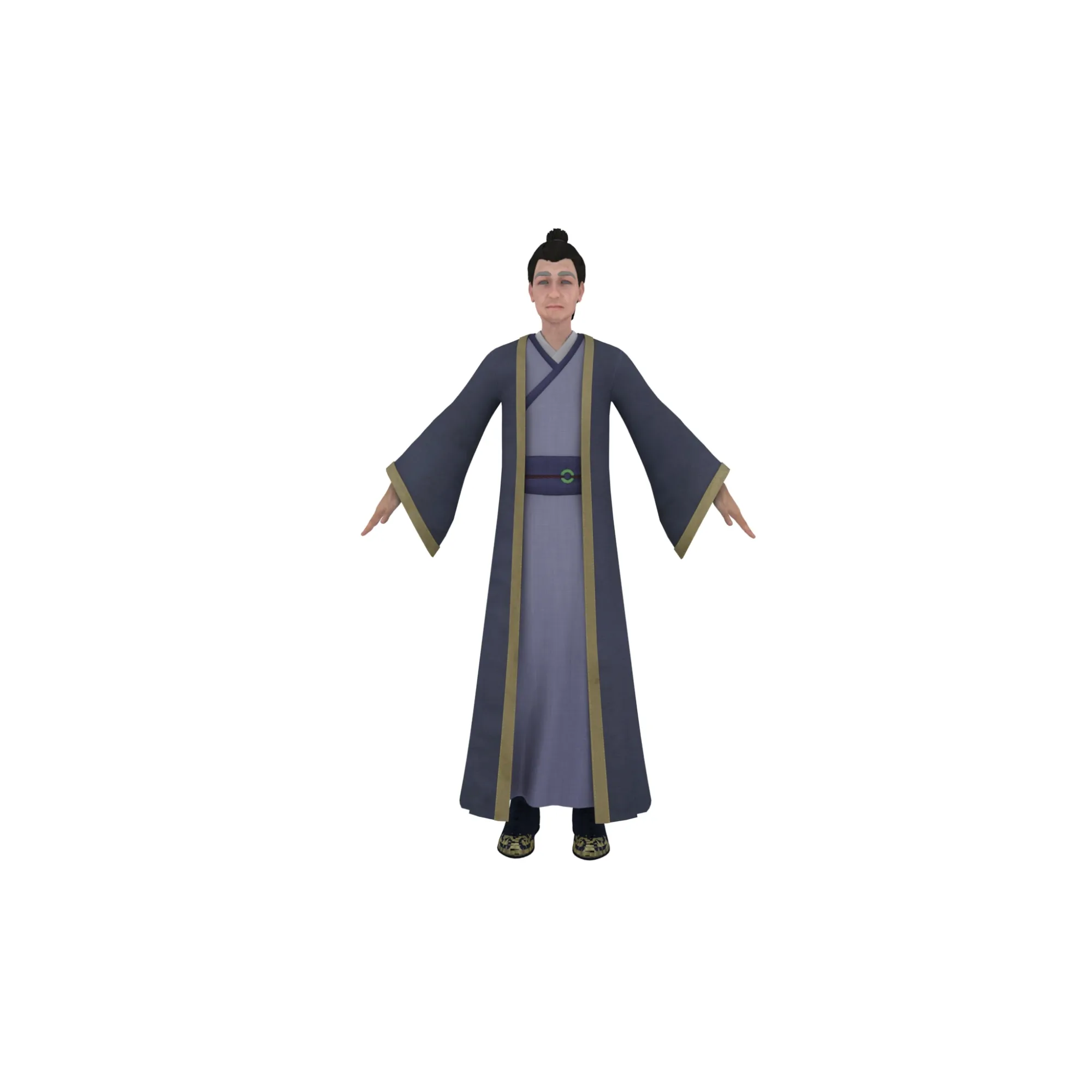 Ancient men 3D Model .c4d .max .obj .3ds .fbx .stl .blend 