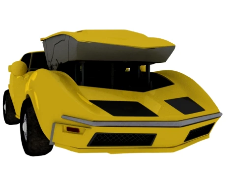 Sports car 3D Model