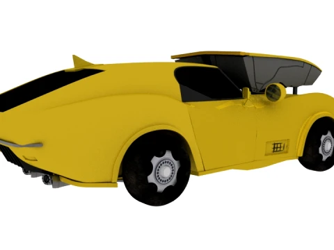 Sports car 3D Model