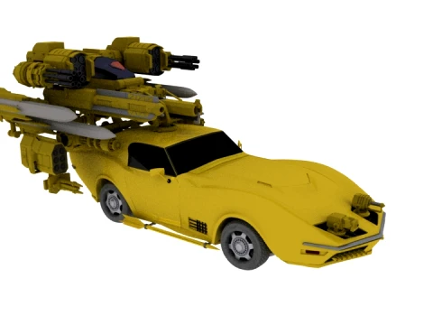 Sports car 3D Model