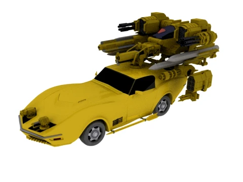 Sports car 3D Model